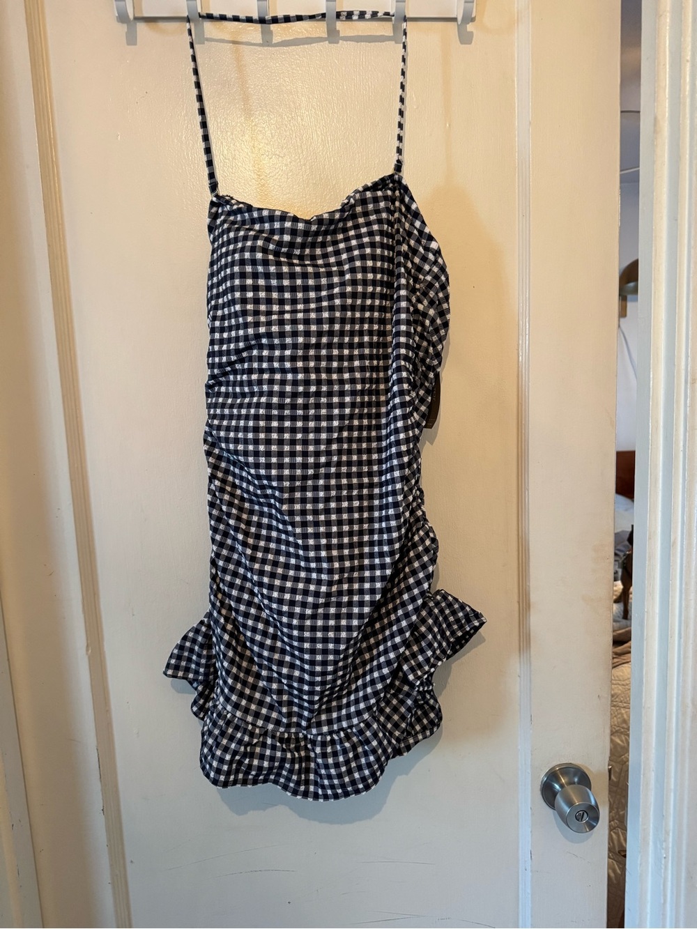 J. Crew Gingham Swim Dress size 10 NWT - Picture 3 of 9
